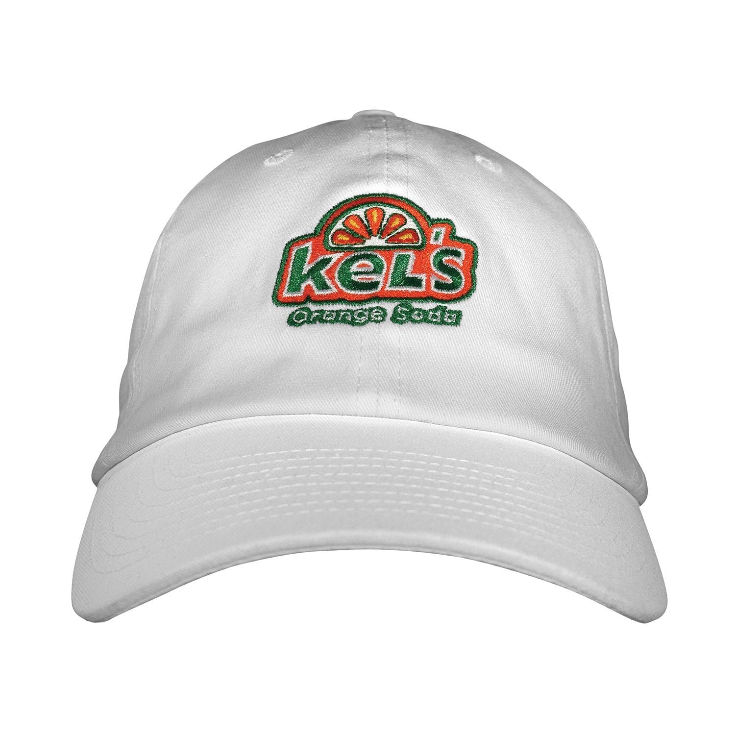 Kel's Orange Soda Dad Hat - USA Made Embroidered Cotton Twill Unstructured Adjustable