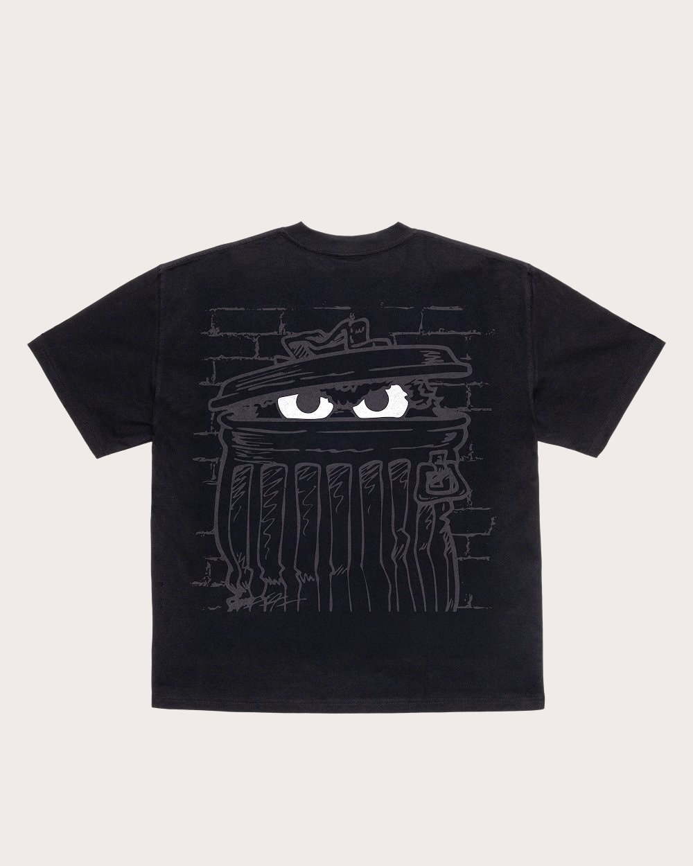 Oscar Japanese Oversized Graphic Tee Sesame Street Collab Unisex 100% Combed Cotton