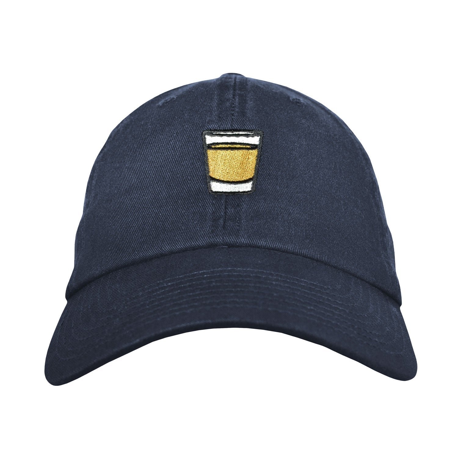 Shot Glass Dad Hat - Embroidered Unstructured 6-Panel Cotton Twill Adjustable