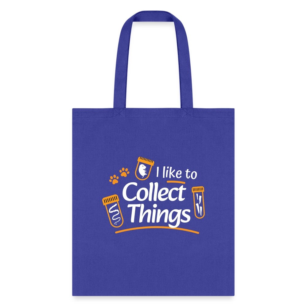 I Like to Collect Things Cotton Tote Bag - Veterinary Medicine Design