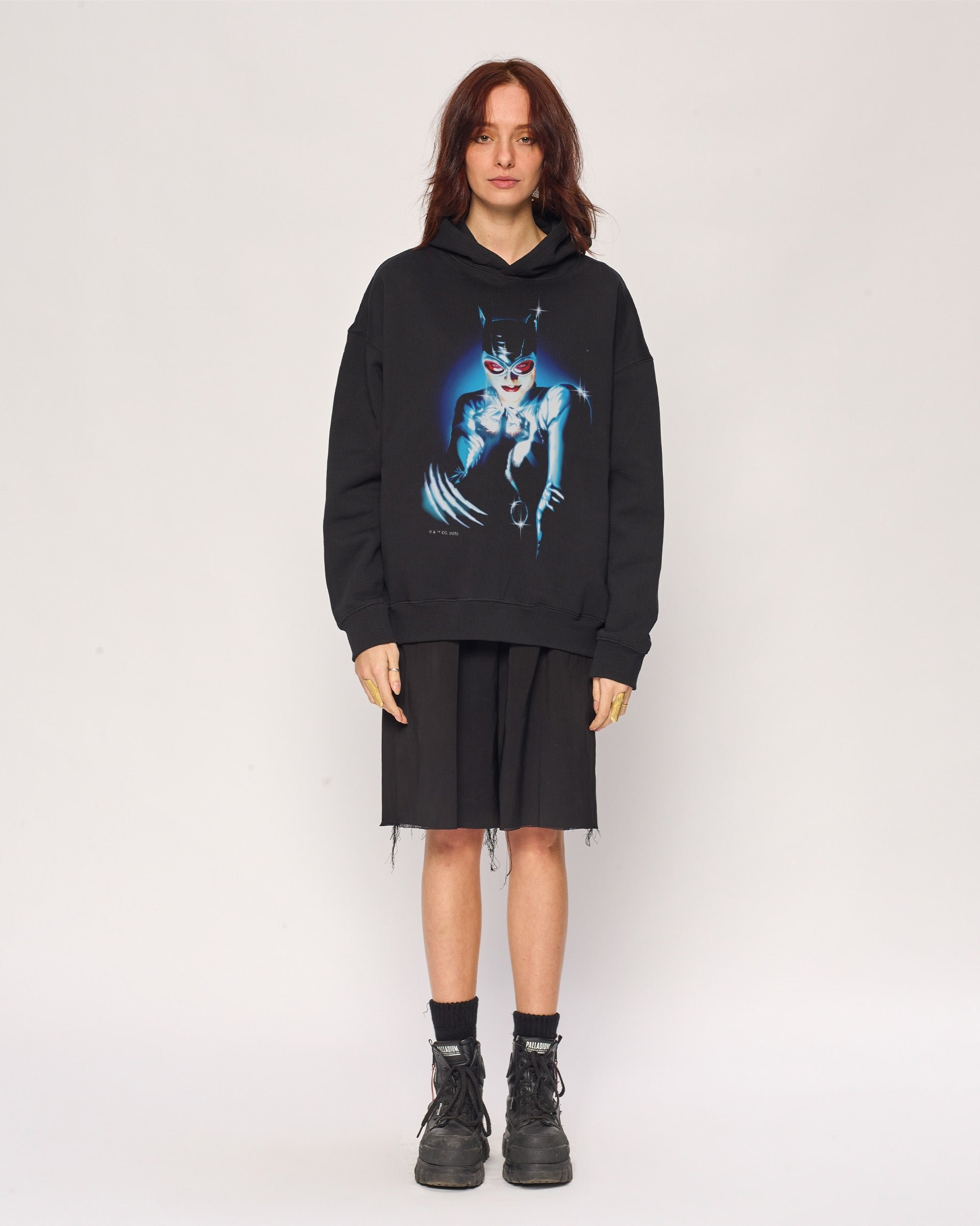 Catwoman Hoodie DC Collab Premium Unisex Graphic Hoodie 340 GSM Cotton Blend