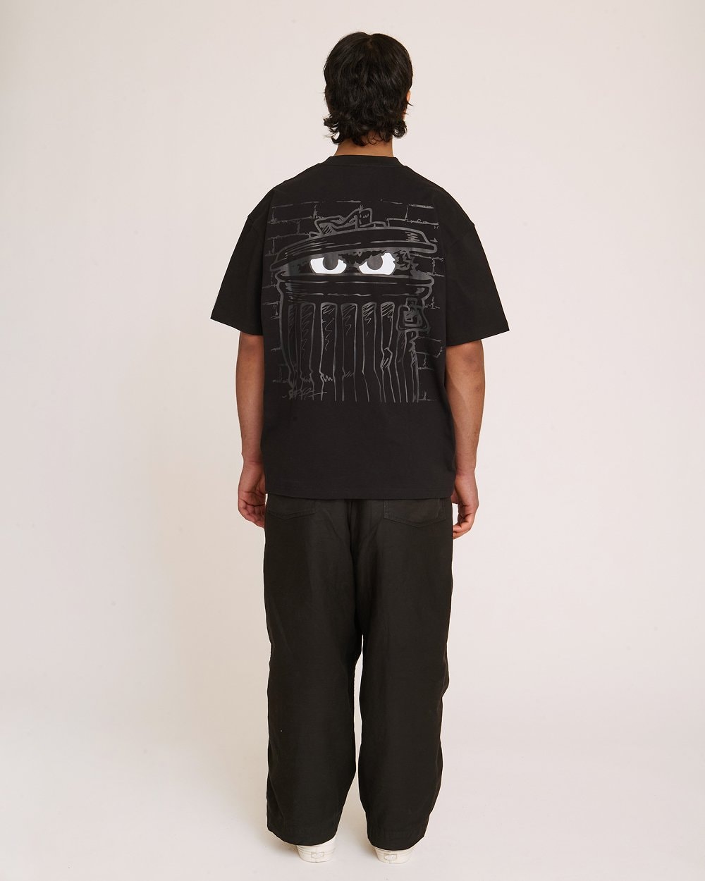 Oscar Japanese Oversized Graphic Tee Sesame Street Collab Unisex 100% Combed Cotton